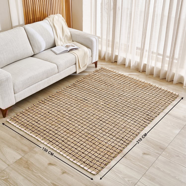 Natura Gold Coast Jute Hand Woven Carpet - 210x150cm