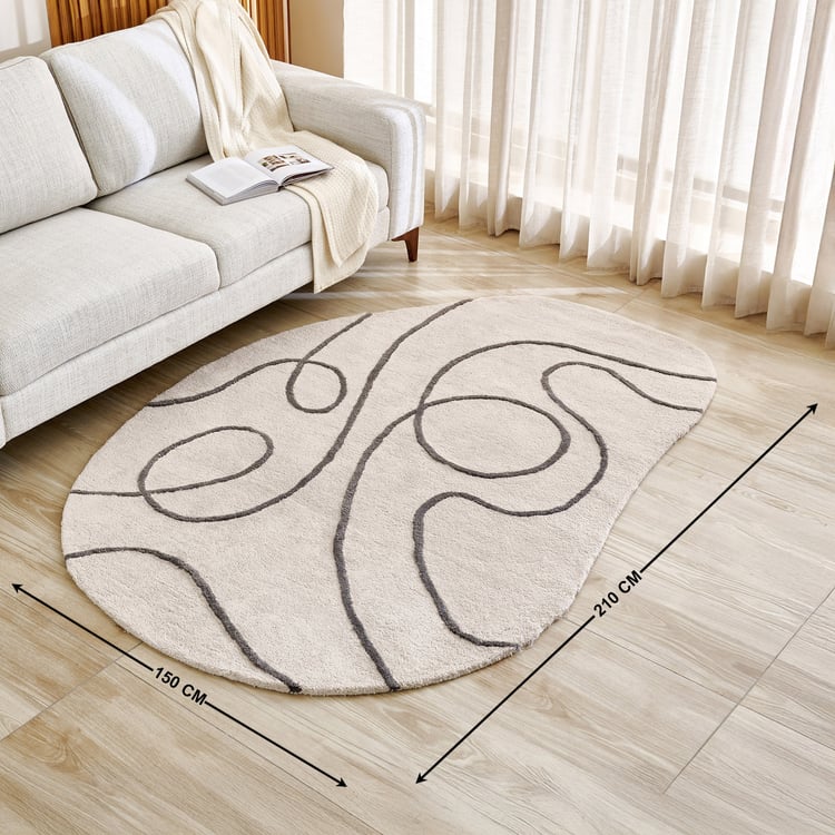 Paradise Swirl Carpet - 210x150cm