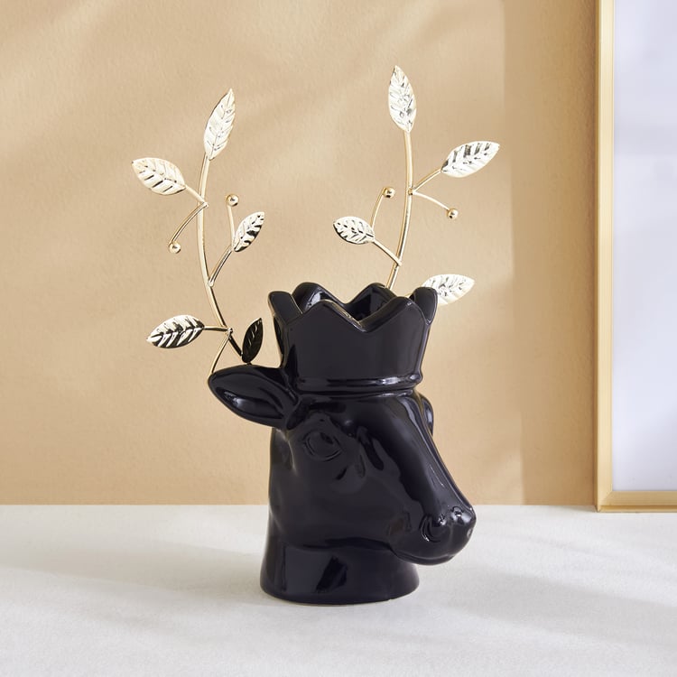 Brighton Rudo Ceramic Reindeer T-Light Holder