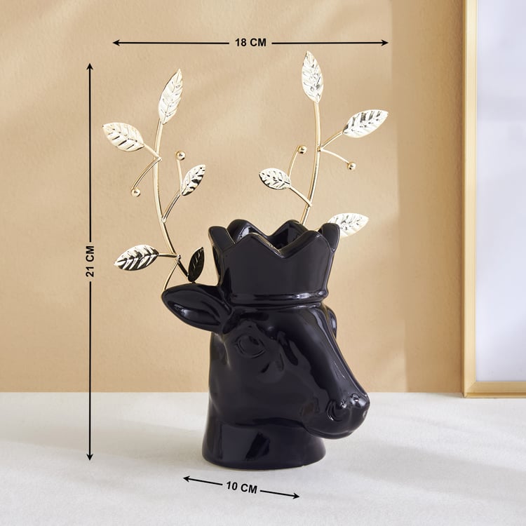 Brighton Rudo Ceramic Reindeer T-Light Holder