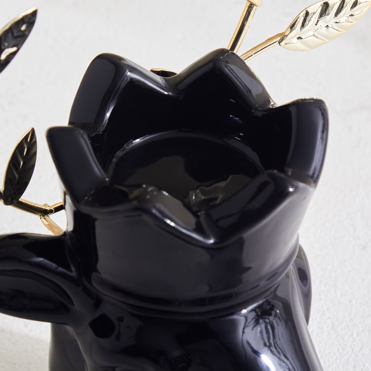 Brighton Rudo Ceramic Reindeer T-Light Holder