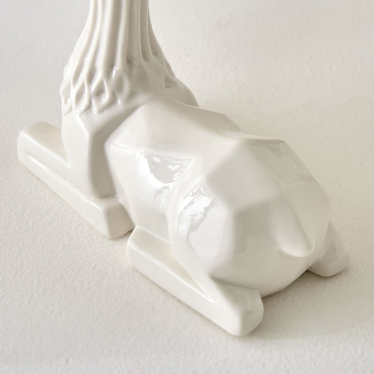 Brighton Rudo Ceramic Sitting Reindeer Figurine