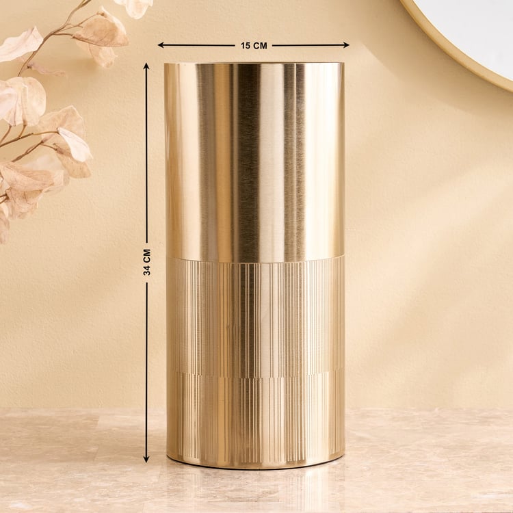Ember Opt Linix Metal Etching Vase - Medium
