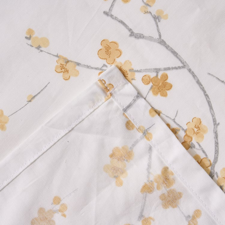 Oxford Amber Cotton 200TC Floral Print 2Pcs Single Bedsheet Set