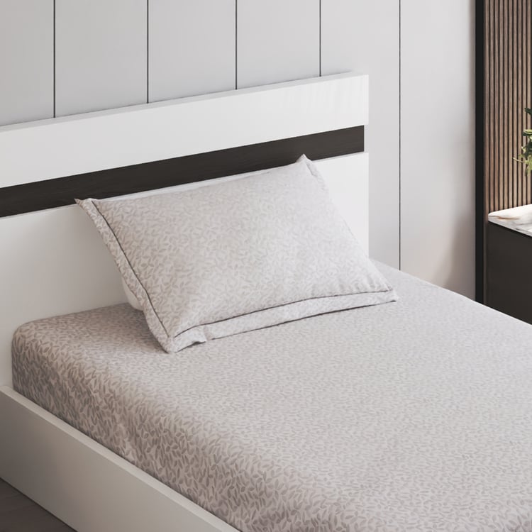 Oxford Grove Cotton 200TC Printed 2Pcs Single Bedsheet Set