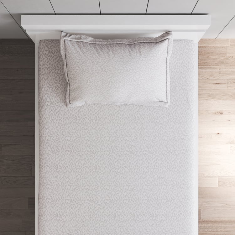 Oxford Grove Cotton 200TC Printed 2Pcs Single Bedsheet Set