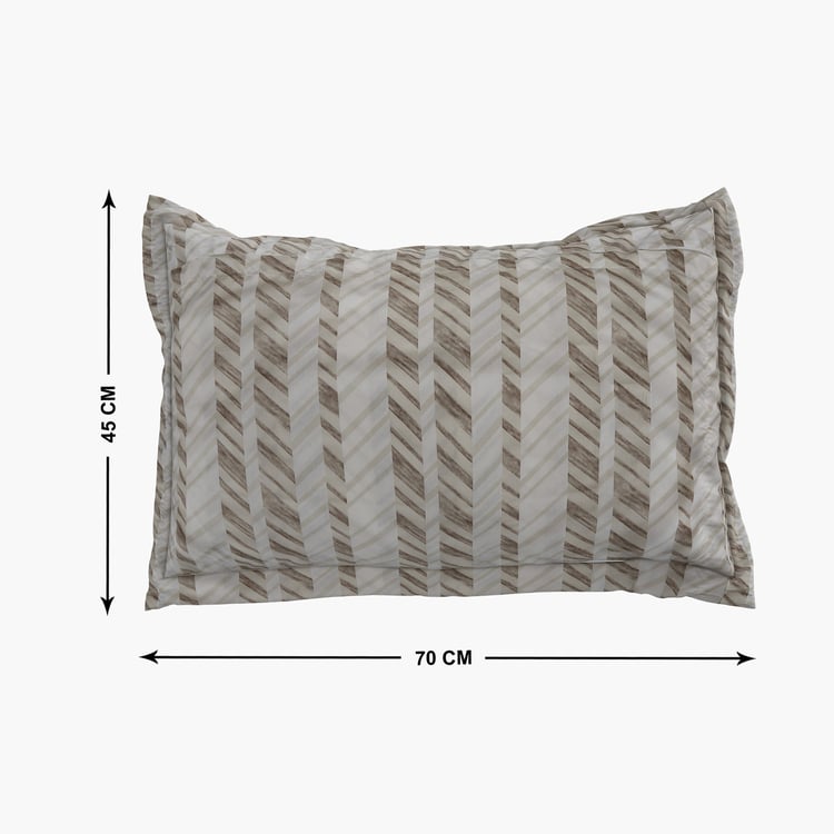 Oxford Herring Set of 2 Printed Pillow Covers - 70x45cm