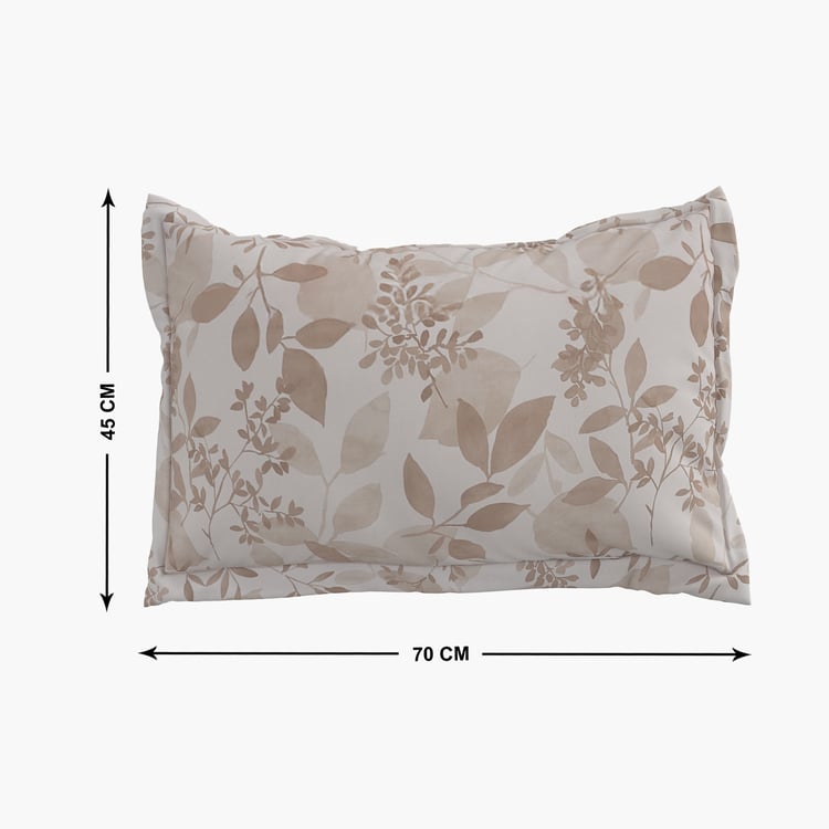 Oxford Petals Set of 2 Printed Pillow Covers - 70x45cm