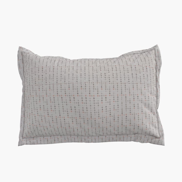 Oxford Pixel Set of 2 Geometric Print Pillow Covers - 70x45cm