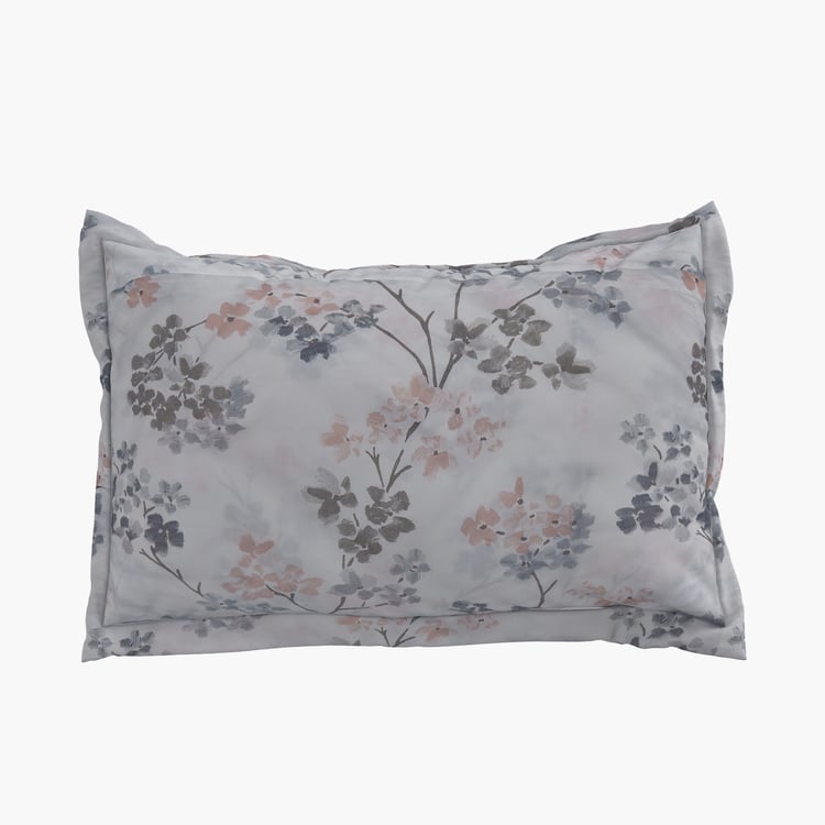 Oxford Rosette Set of 2 Floral Print Pillow Covers - 70x45cm
