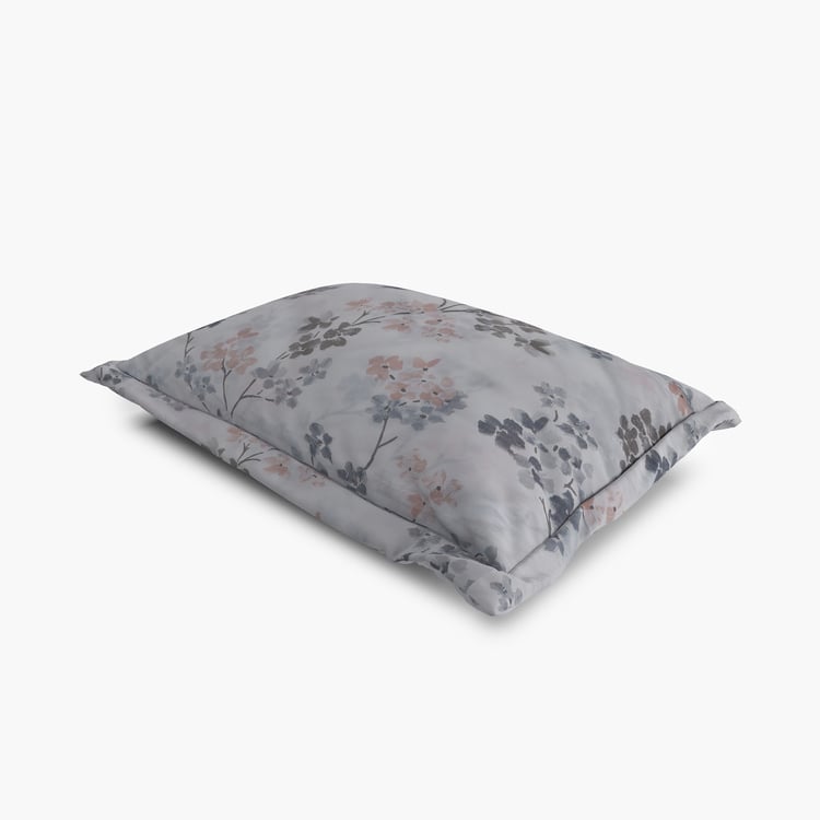 Oxford Rosette Set of 2 Floral Print Pillow Covers - 70x45cm