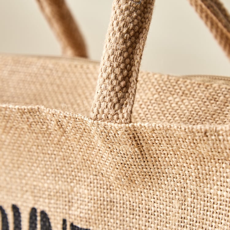 Livia Munch Jute Printed Lunch Bag