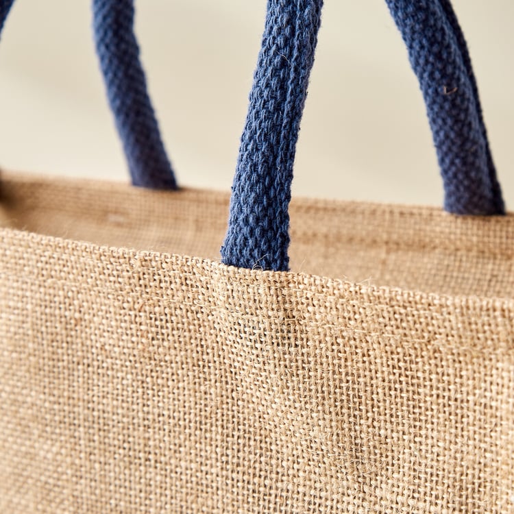 Livia Munch Jute Printed Lunch Bag