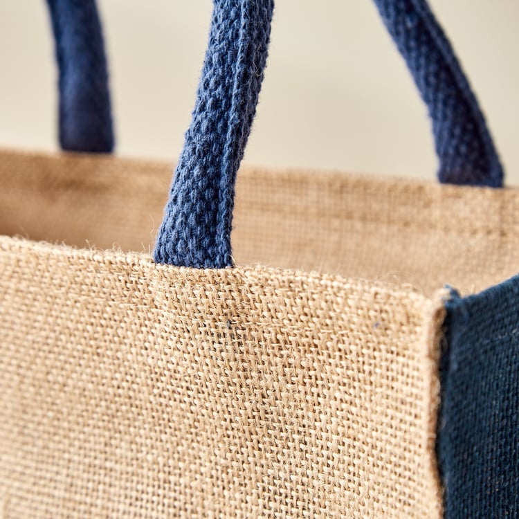 Livia Munch Happiness Is Jute Lunch Bag
