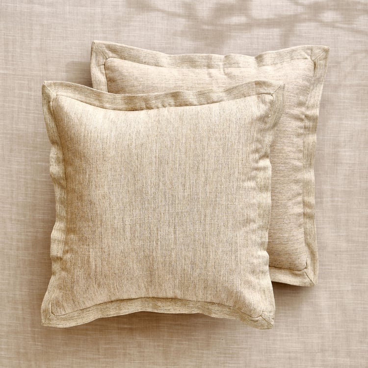 Arena Set of 2 Woven Cushion Covers - 40x40cm