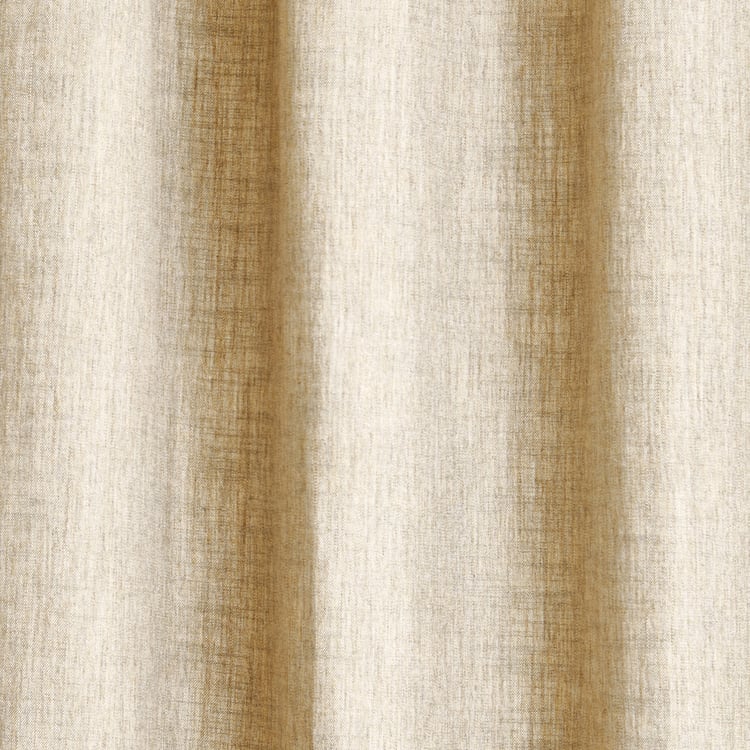 Arena Moss Set of 2 Light Filtering Window Curtains - 5.2ft(160cm)