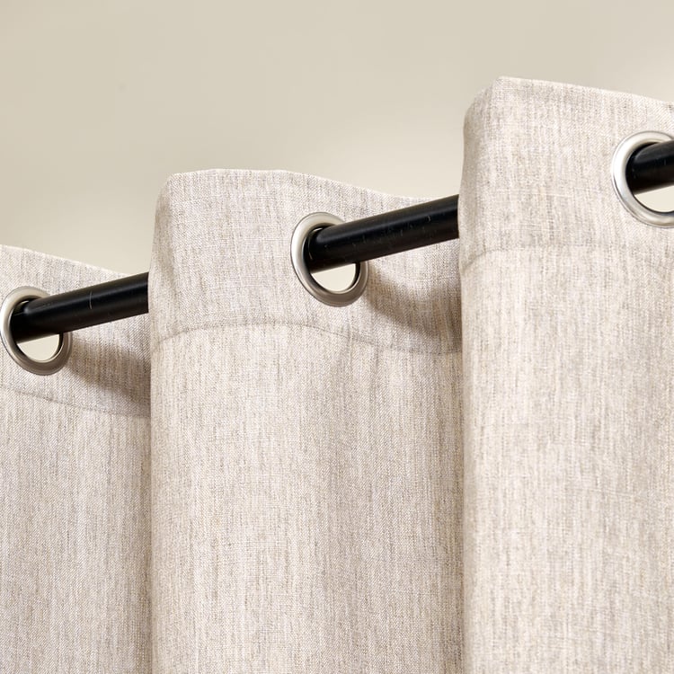 Arena Pebble Set of 2 Woven Light Filtering Window Curtains