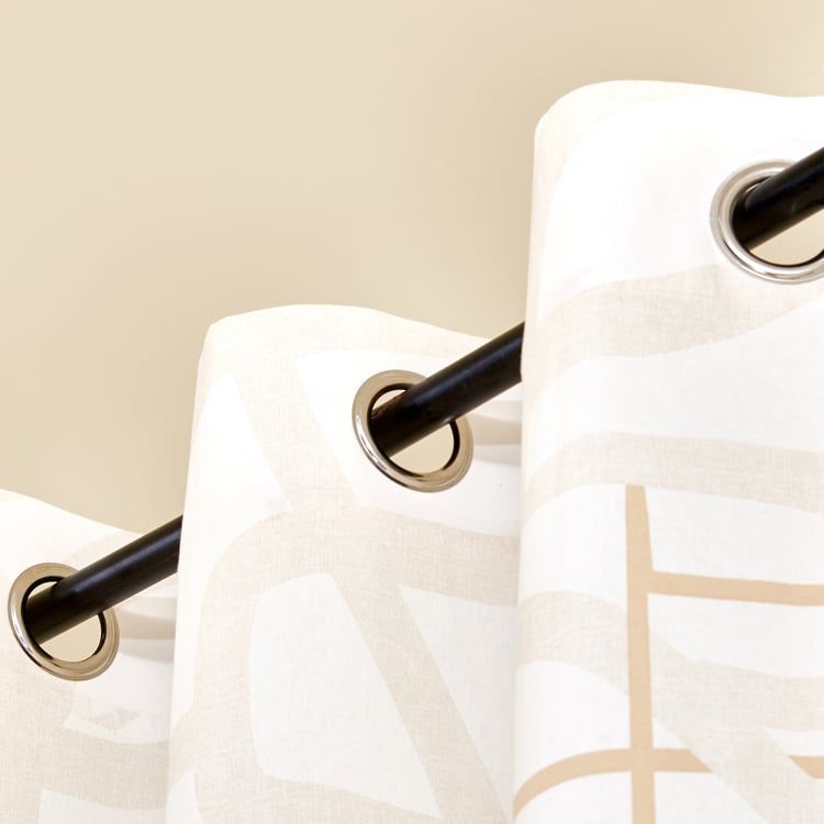 Saddle Fedo Set of 2 Printed Light Filtering Door Curtains