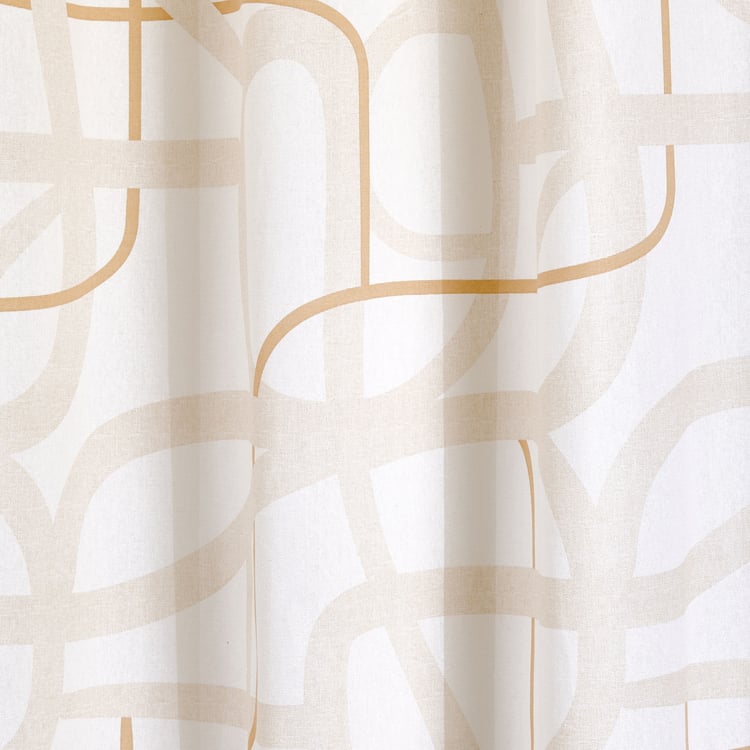 Saddle Fedo Set of 2 Printed Light Filtering Door Curtains