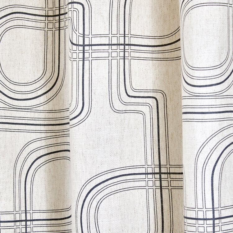 Mellow Calco Printed Light-Filtering Window Curtain