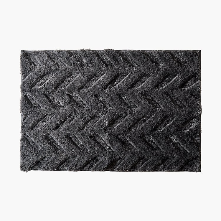 Nova Ashfall Chevron Anti-Slip Bath Mat - 75x50cm