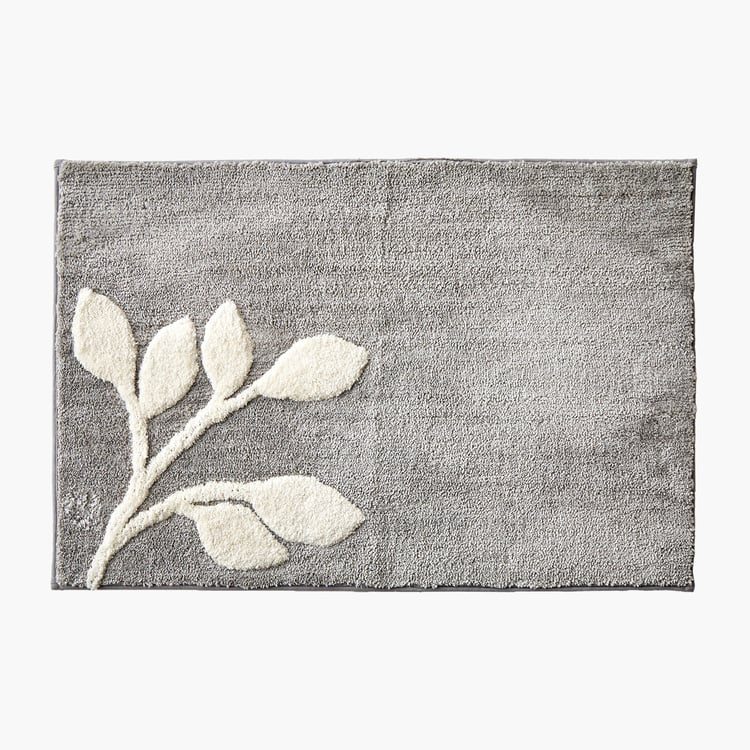 Nova Ashfall Flora Anti-Slip Bath Mat - 75x50cm
