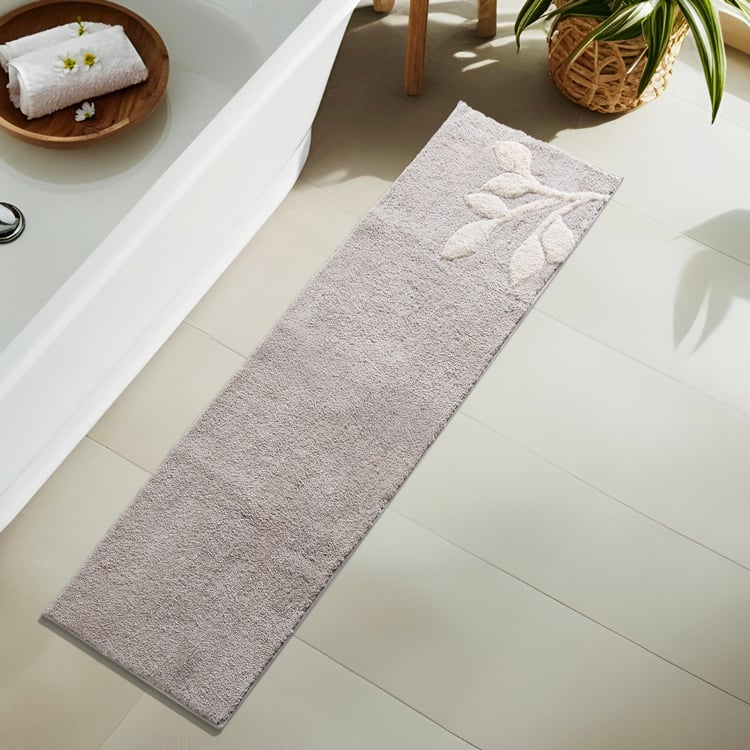 Nova Ashfall Flora Anti-Slip Bath Runner - 150x50cm