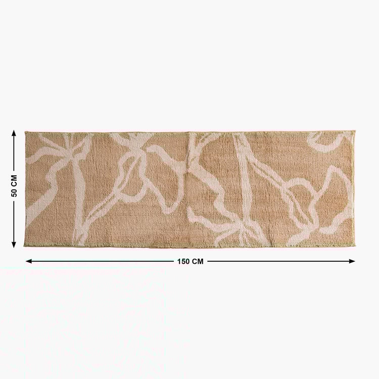 Nova Natural Tranquil Oasis Anti-Slip Bath Runner - 150x50cm