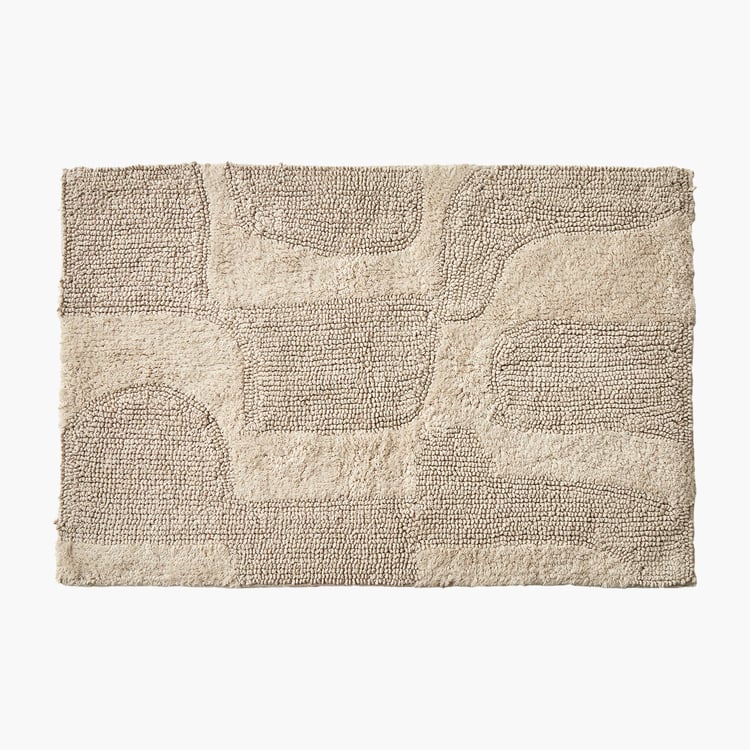 Nova Natural Tranquil Ocean Cotton Anti-Slip Bath Mat - 75x50cm