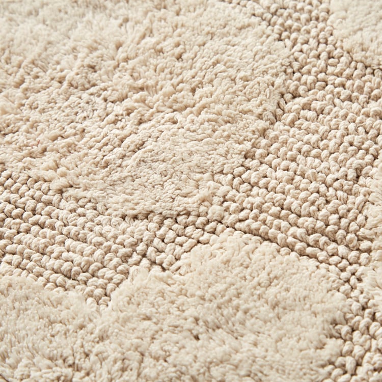 Nova Natural Tranquil Ocean Cotton Anti-Slip Bath Mat - 75x50cm