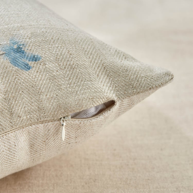 Mellow Opal Set of 2 Floral Print Cushion Covers - 40x40cm