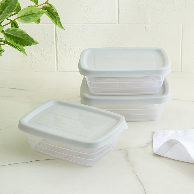 Euphoria Valiant Set of 3 Polypropylene Storage Containers - 300ml