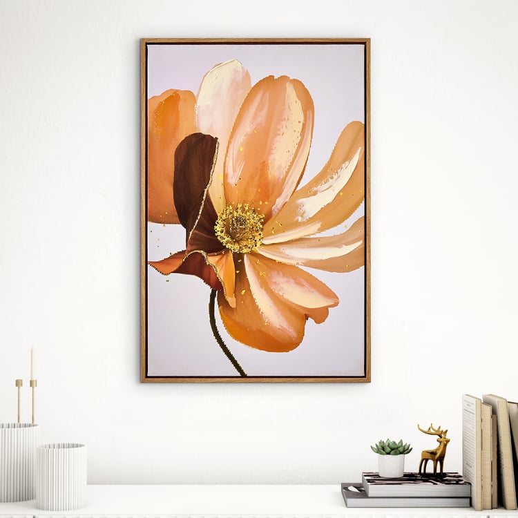 Artistry Dusk Canvas Flower Picture Frame - 60x40cm