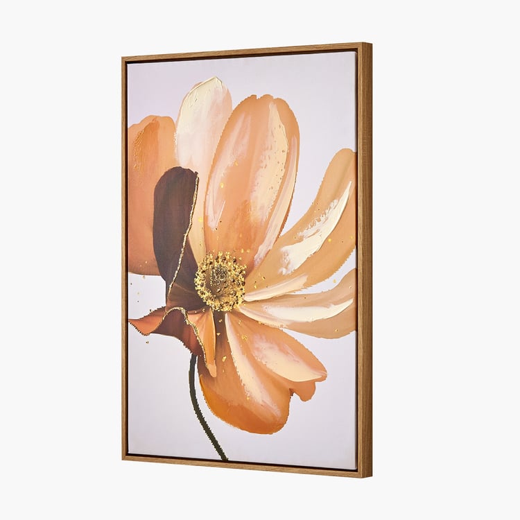 Artistry Dusk Canvas Flower Picture Frame - 60x40cm