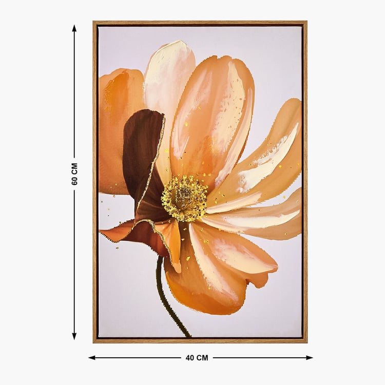 Artistry Dusk Canvas Flower Picture Frame - 60x40cm