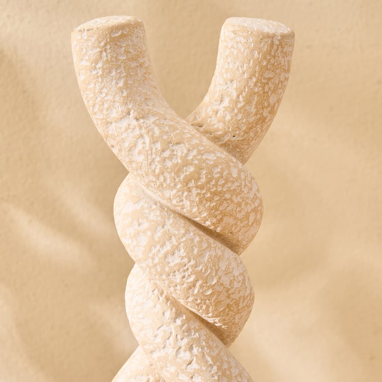 Oyster Tessera Ceramic Knot Table Accent