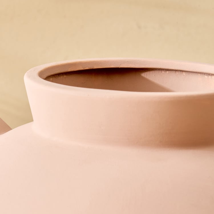 Fawn Pottery Ceramic Vase with Handles