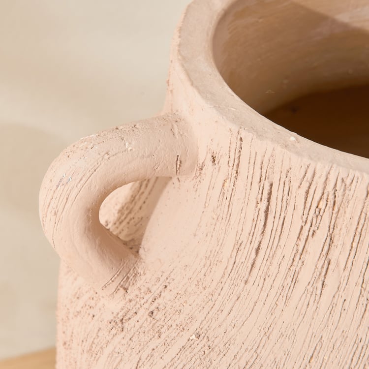 Oyster Natura Ceramic Vase with Handles