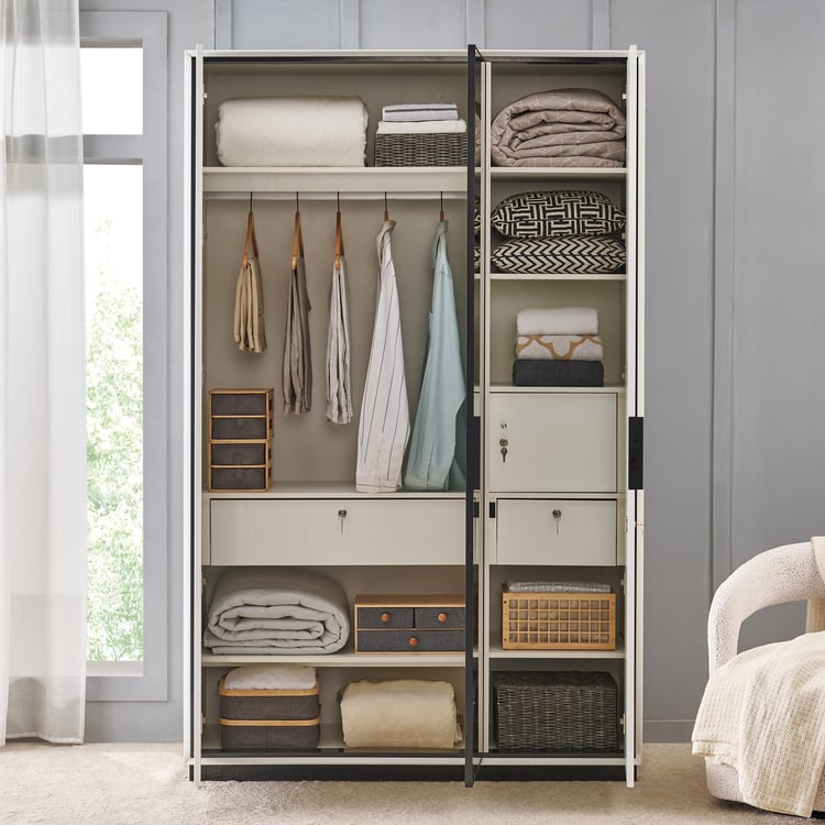 Sterling 3-Door Wardrobe - White