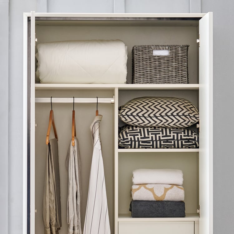 Sterling 2-Door Wardrobe - White