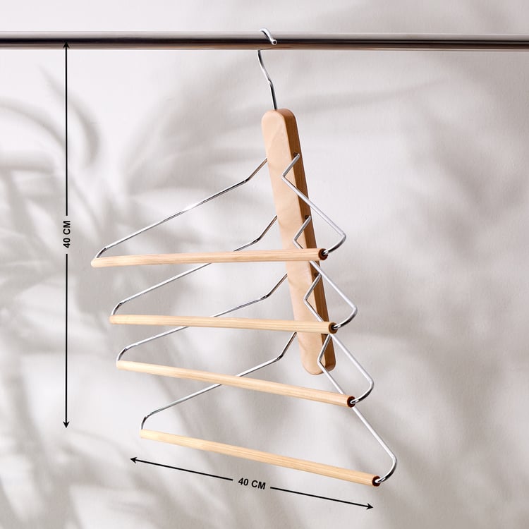 Winston Kennedy Set of 2 Wooden Trouser Hangers