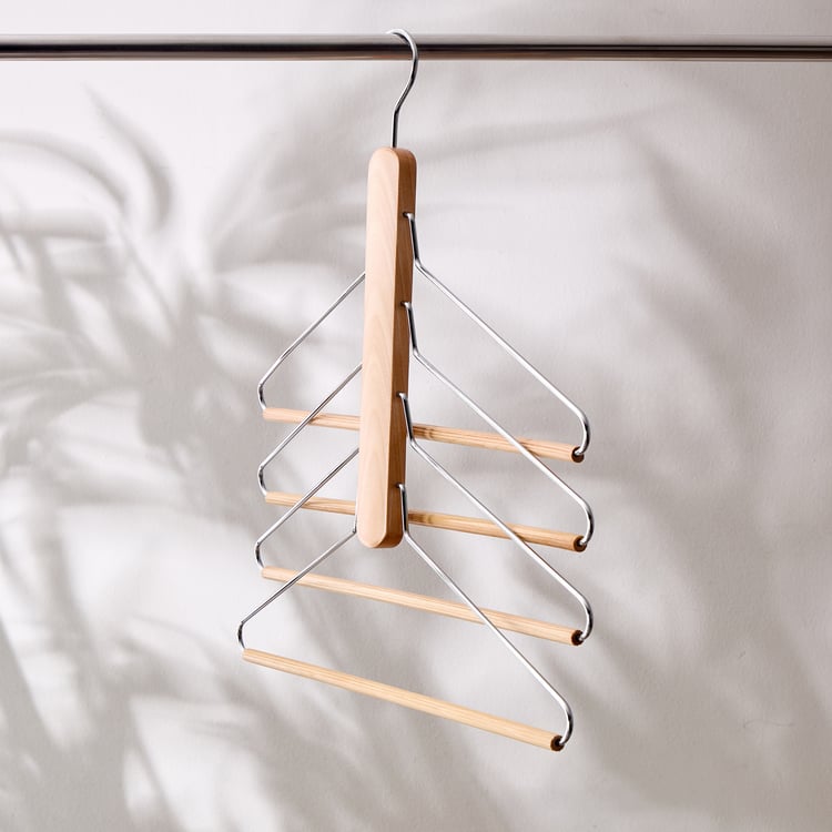 Winston Kennedy Set of 2 Wooden Trouser Hangers