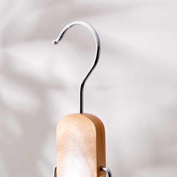 Winston Kennedy Set of 2 Wooden Trouser Hangers
