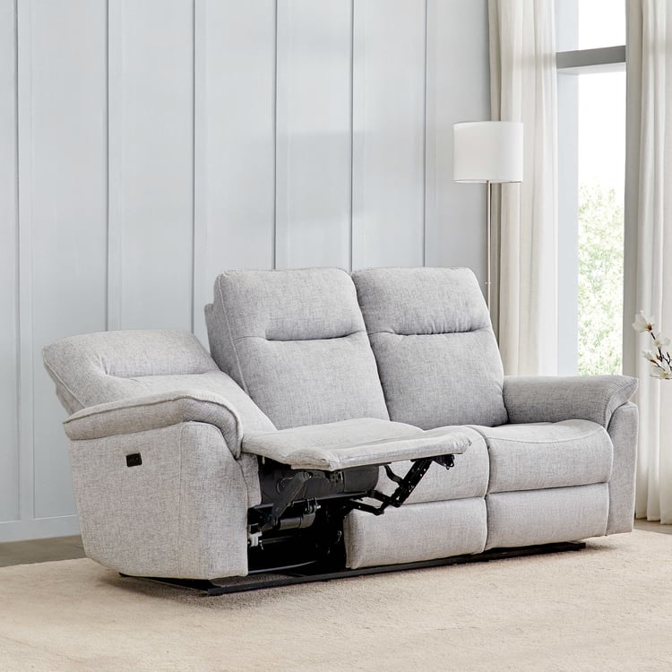 Artise Fabric 3+1+1 Seater Recliner Set - Grey