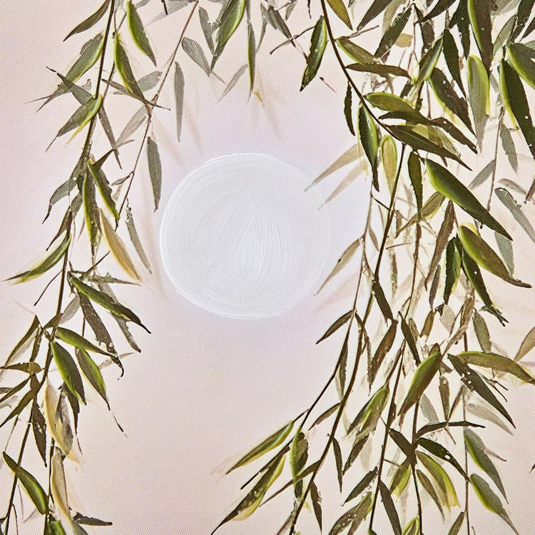 Artistry Dawn Canvas Hand Painted Leaves Picture Frame - 60x40cm