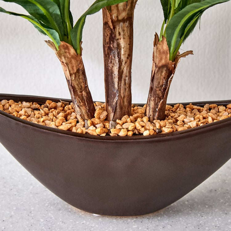 Fiesta Artificial Banana Plant in Ceramic Pot