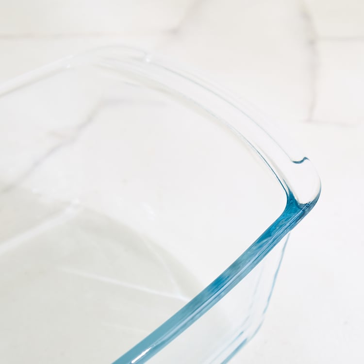 Bakers Pride Elara Borosilicate Glass Loaf Pan with Lid - 1.8L
