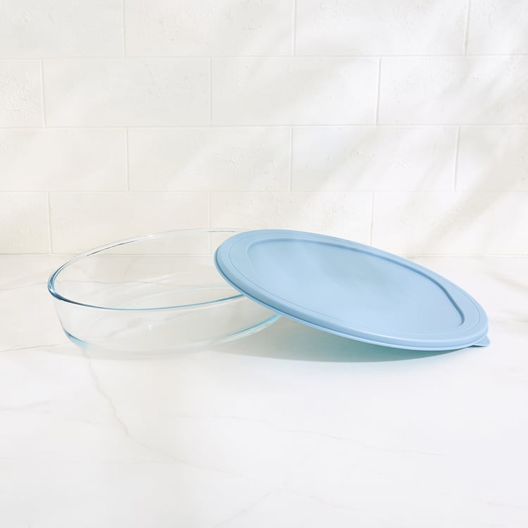 Bakers Pride Elara Borosilicate Glass Baking Dish with Lid - 2.4L