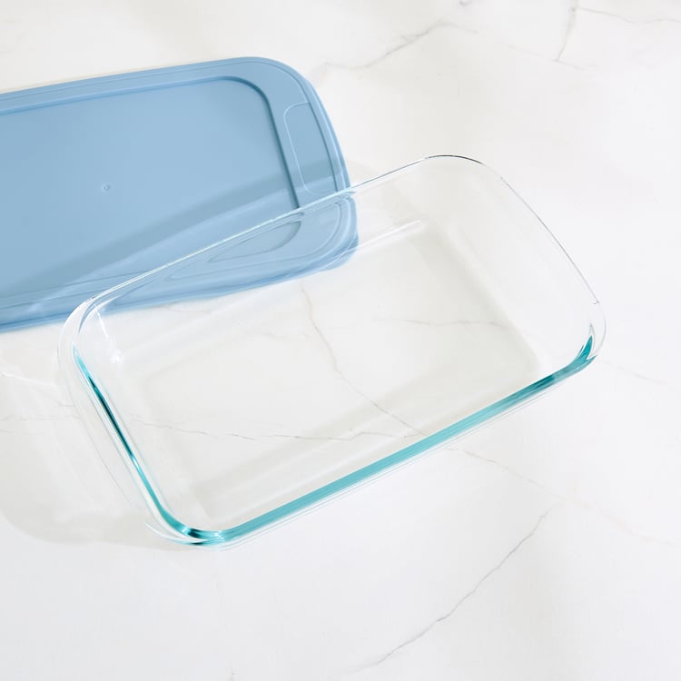 Bakers Pride Elara Borosilicate Glass Baking Dish with Lid - 1.6L