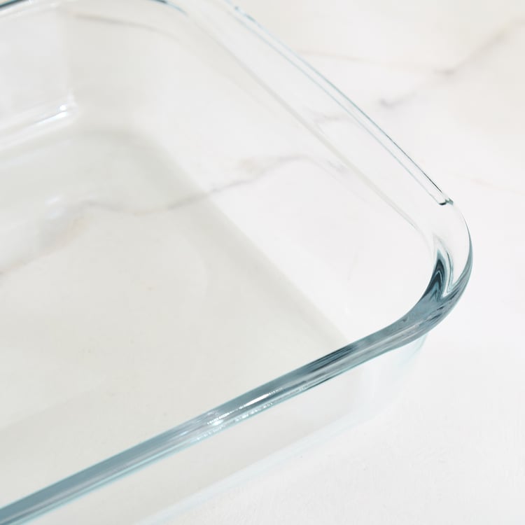 Bakers Pride Elara Borosilicate Glass Baking Dish with Lid - 2.2L